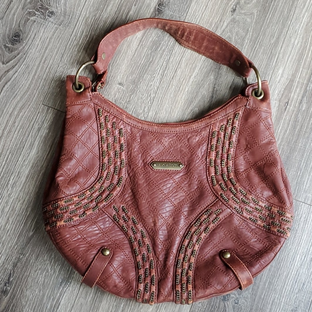 Isabella Fiore Leather Shoulder Bag